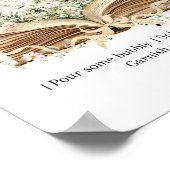 Momosa Bar New Chapter Book Theme Wildblume Poster (Ecke)