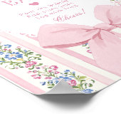 Momosa Bar Pink Bow Liebe Shack Baby Poster (Ecke)