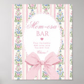 Momosa Bar Pink Bow Liebe Shack Baby Poster (Vorne)