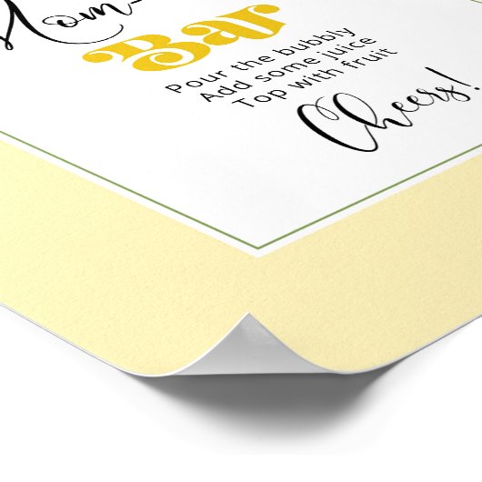 Momosa Bar Poster (Ecke)