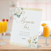 Momosa Bar Sign – It’s A Boy Baby Shower Gold Sockelschild