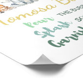 Momosa Bar Sign Poster (Ecke)