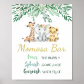 Momosa Bar Sign Poster (Vorne)