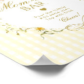 Momosa bar Silly Goose gender neutral gingham Poster (Ecke)