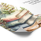 Momosa Bar Storybook Babydusche Poster (Ecke)