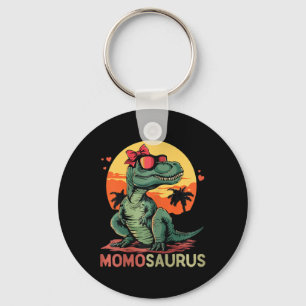 Momosaurus Dino Dinosaur Momo-saurus T-rex Mutter' Schlüsselanhänger