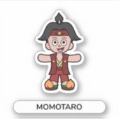 Momotaro, der Peach Boy Aufkleber (Vorderseite)