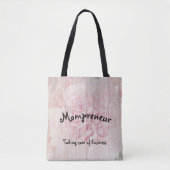 Mompreneur Blumen-Design Tasche (Vorderseite)