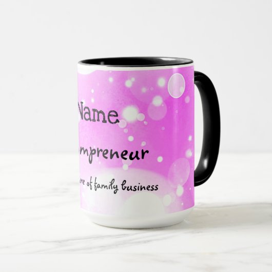 Mompreneur-Design Tasse (VorderseiteRechts)