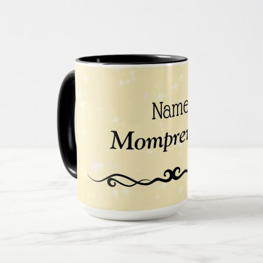 Mompreneur-Design Tasse (Vorderseite Links)