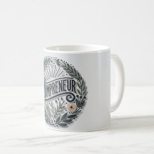 Mompreneur Themed Kaffeetasse (VorderseiteRechts)