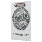Mompreneur Themed Klemmbrett (Links)
