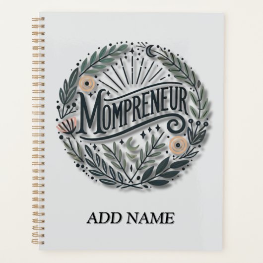 Mompreneur Themed Planer (Vorderseite)
