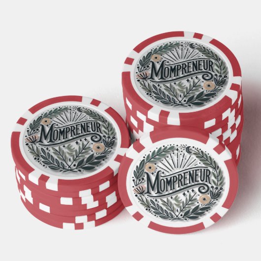 Mompreneur Themed Pokerchips (Stapel)