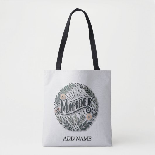Mompreneur Themed Tasche (Vorderseite)