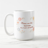 Moms Are Like Buttons They Hold It All Together Kaffeetasse (Links)