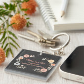 Moms Are Like Buttons They Hold It All Together Schlüsselanhänger (Vorderseite rechts)