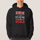 Moms Are Most Beautiful Beings In The World Mother Hoodie (Vorderseite)
