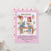 Moms' birthday karte (Vorderseite/Rückseite Beispiel)