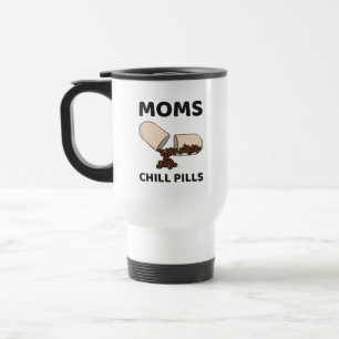 Moms Chill Pills Kaffeebohnen Kapsel Reisebecher