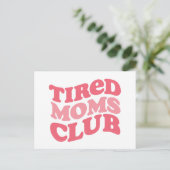 Moms Club Postkarte (Stehend Vorderseite)