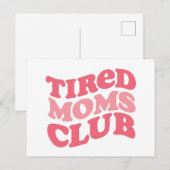 Moms Club Postkarte (Vorne/Hinten)