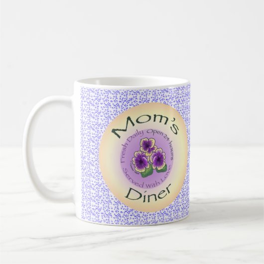 Moms Diner Tasse (Links)