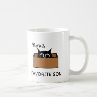 MOM'S FAVORITE SON MUG KAFFEETASSE