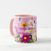 Mom's floral coffee mug tasse (Vorderseite Links)