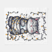 Mom's Jingle Juice  Fleecedecke (Vorderseite (Horizontal))