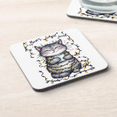 Mom's Jingle Juice  Getränkeuntersetzer (Linke Seite)