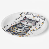 Mom's Jingle Juice Pappteller (Schrägansicht)