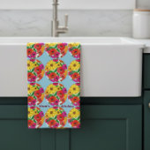 Mom's Kitchen Retro Flower Dopamine Decor Geschirrtuch