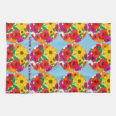 Mom's Kitchen Retro Flower Dopamine Decor Geschirrtuch (Horizontal)