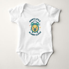 Mom's Little Alarm Clock Baby Bodysuit | newborn  Baby Strampler