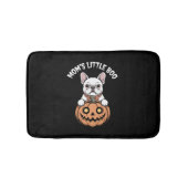 Mom's Little Boo French Bulldog Hallowen Badematte (Vorderseite)