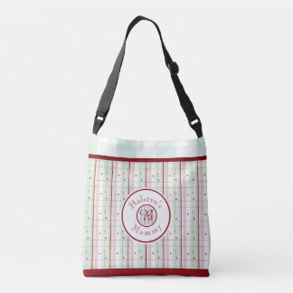 Mom's Monogram Kid Essentials Tote - Mint Tragetaschen Mit Langen Trägern