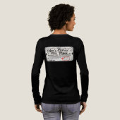Mom's official chill pass Tri-Blend shirt (Voller Rückseite)