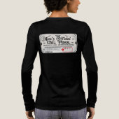Mom's official chill pass Tri-Blend shirt (Rückseite)