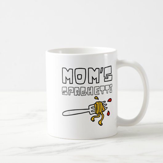 Mom's Spaghetti Funny Toddler Kids  Kaffeetasse (Rechts)