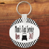 Mom's Taxi Service Schlüsselanhänger (Vorderseite)