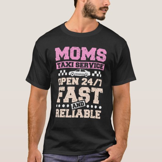 Moms taxi service T-Shirt (Vorderseite)