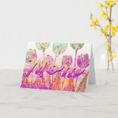 Mom's Tulips Customizable Karte (Gelbe Blume)