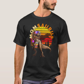 Momsaurus Jurassic T Rex Mama Strand Vintage Welt T-Shirt