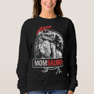 Momsaurus Rex Dinosaur Mama Saurus Mutter Familie Sweatshirt