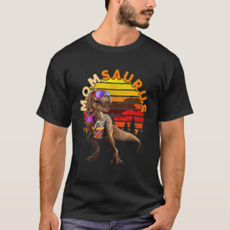 MOMSAURUS T Rex Mama Beach Retro Vintag T-Shirt