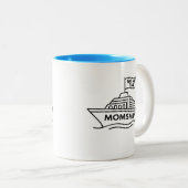 MOMSHIP – No Me Time Funny Mom Life Two-Tone Mug Zweifarbige Tasse (VorderseiteRechts)