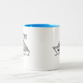 MOMSHIP – No Me Time Funny Mom Life Two-Tone Mug Zweifarbige Tasse (Mittel)