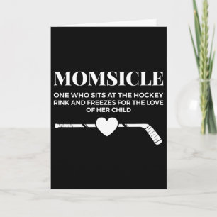 Momsicle friert aus Liebe zu ihrem Kind lustiges H Karte
