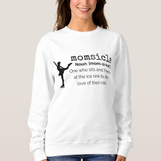 "Momsicle" Hoodie - Abbildung Skaten Gift (Vorderseite)